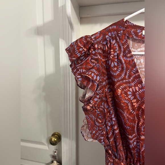 FINAL PRICE Marie Oliver Fiona Dress - Cranberry Burst - Over $300 retail - Picture 4 of 10